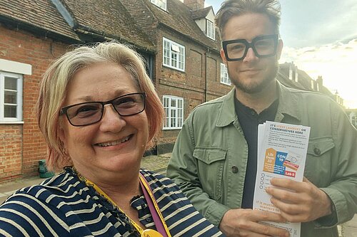 Councillor Sherrilyn Bateman and Councillor Tim Dixon